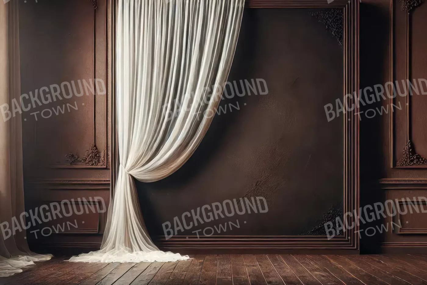 Aurben Malone Curtain 12’X8’ Ultracloth (144 X 96 Inch) Backdrop