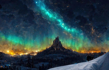 Aurora Night 12X8 Ultracloth ( 144 X 96 Inch ) Backdrop