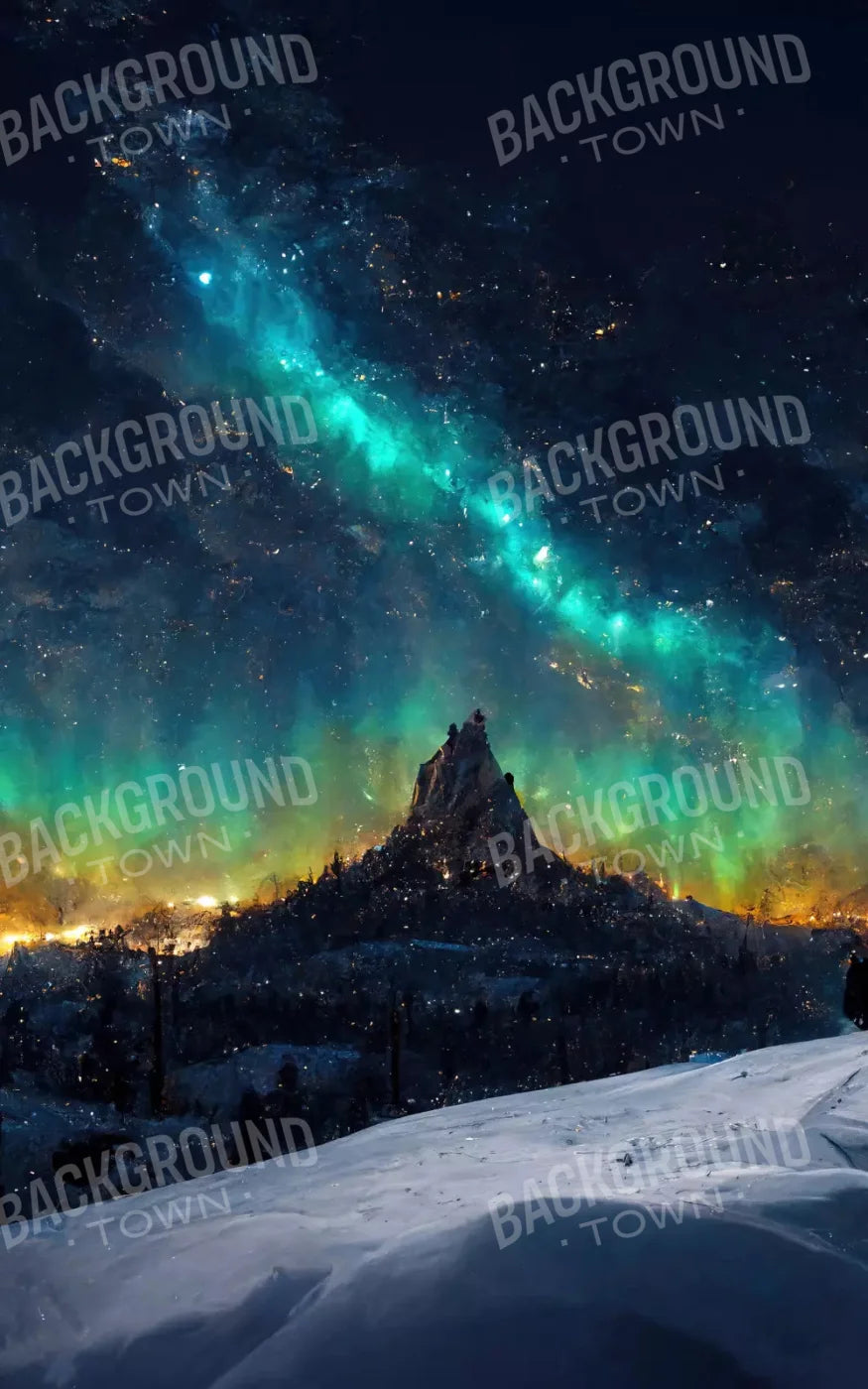 Aurora Night 9X14 Ultracloth ( 108 X 168 Inch ) Backdrop