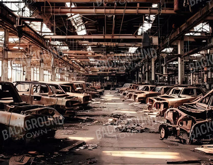 Auto Factory 8X6 Fleece ( 96 X 72 Inch ) Backdrop
