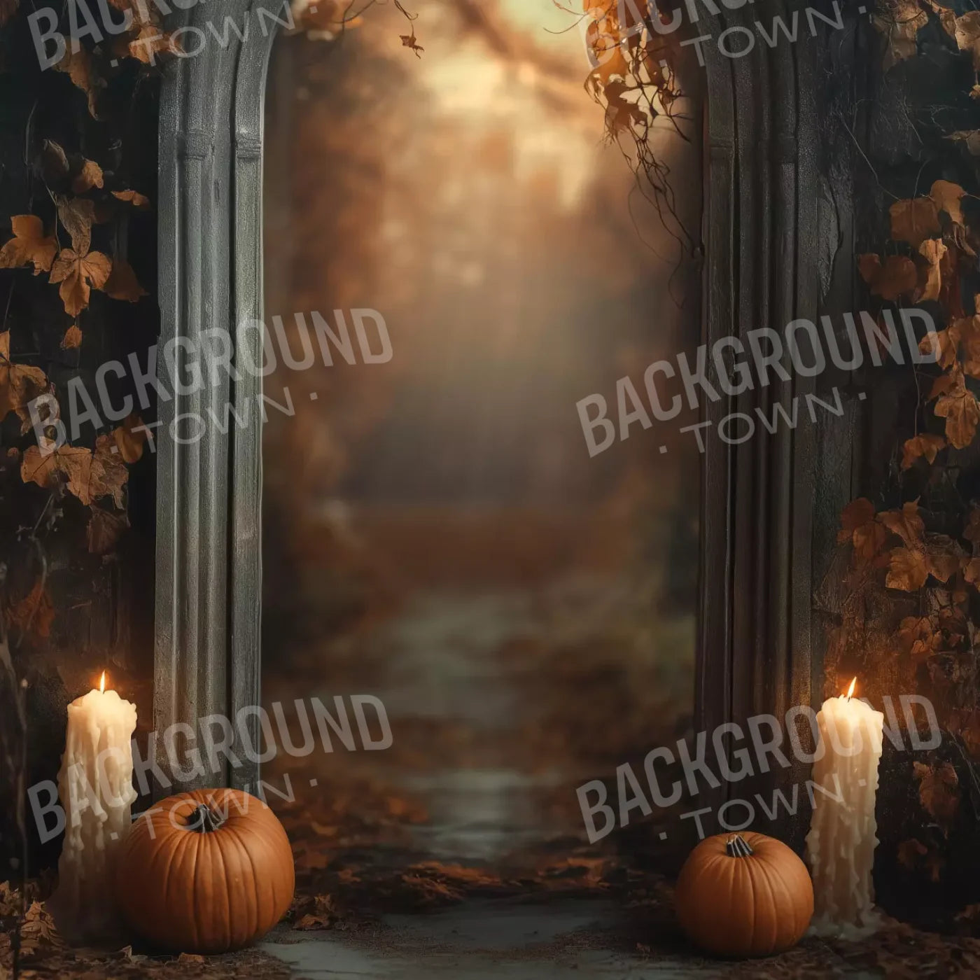 Autumn Archway 1 10’X10’ Ultracloth (120 X Inch) Backdrop