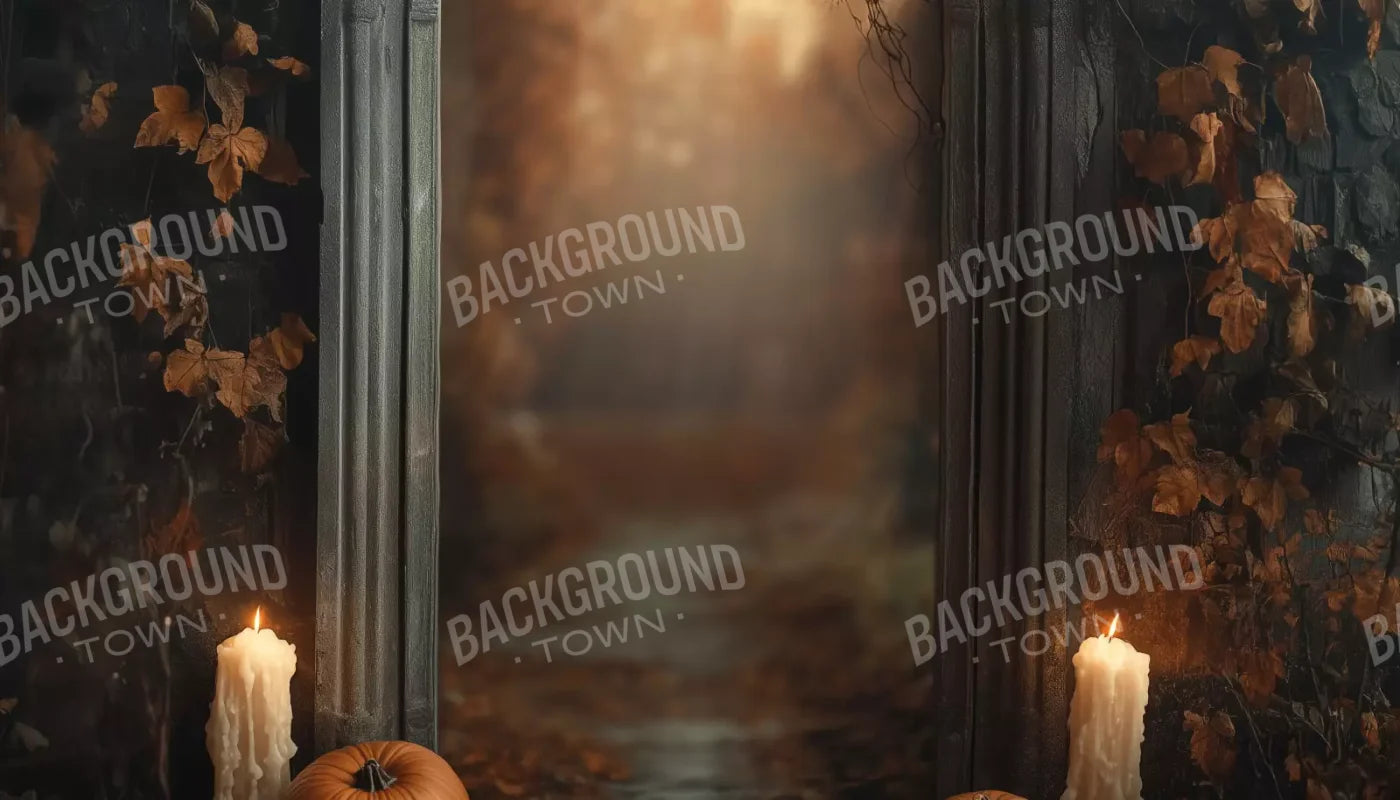 Autumn Archway 1 14’X8’ Ultracloth (168 X 96 Inch) Backdrop