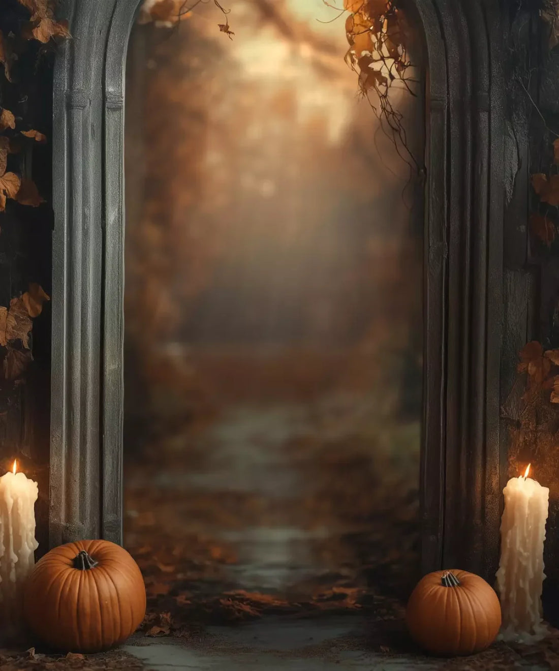 Brown , Orange   Backdrop for Photography