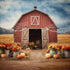 Red Autumn Backdrop for Photography