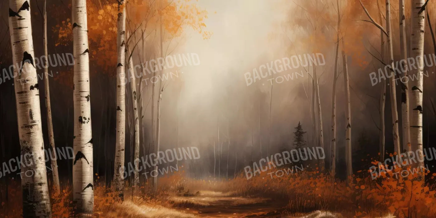 Autumn Birches Ii 16’X8’ Ultracloth (192 X 96 Inch) Backdrop