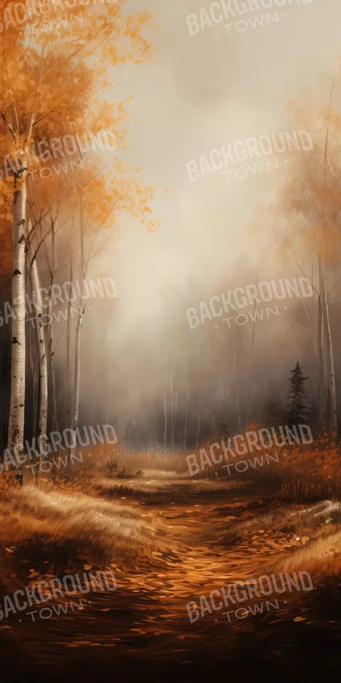 Autumn Birches Ii 8’X16’ Ultracloth (96 X 192 Inch) Backdrop