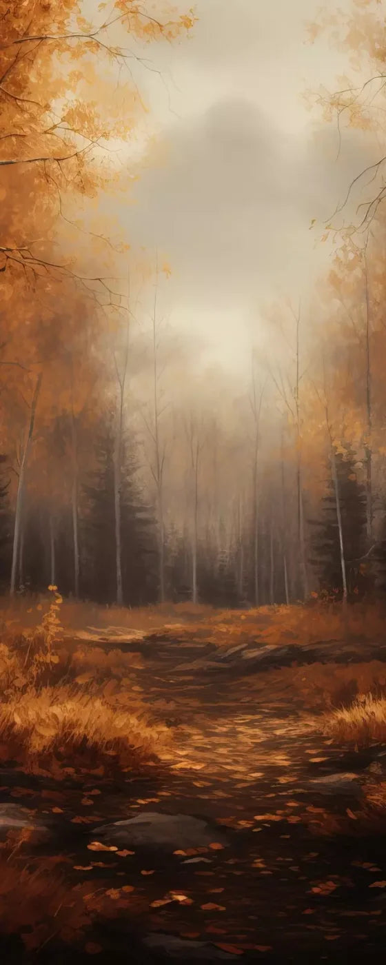 Autumn Birches Iii 8’X20’ Ultracloth (96 X 240 Inch) Backdrop