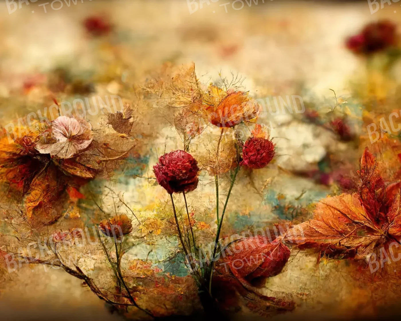 Autumn Bloom 10’X8’ Fleece (120 X 96 Inch) Backdrop