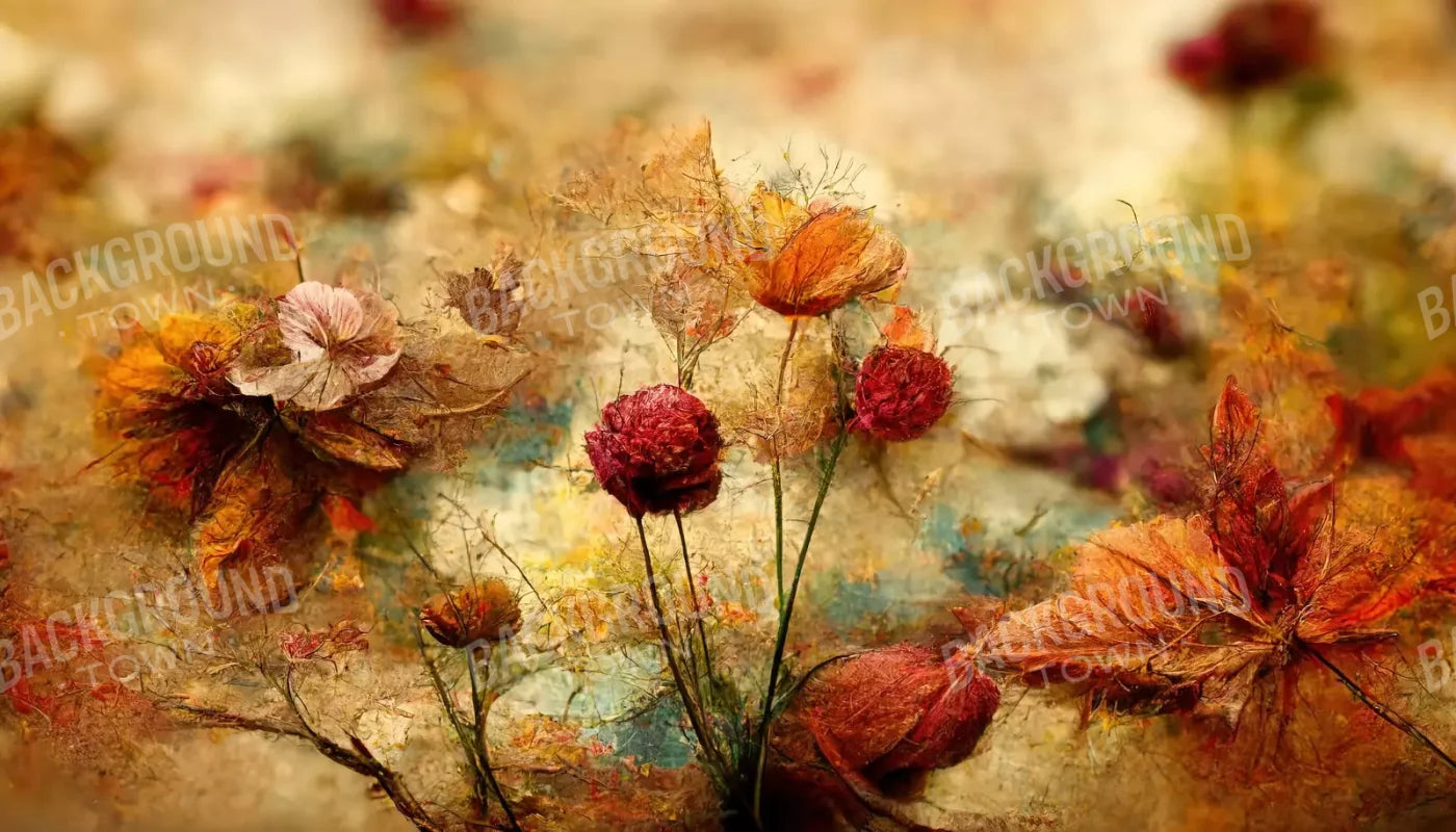 Autumn Bloom 14’X8’ Ultracloth (168 X 96 Inch) Backdrop