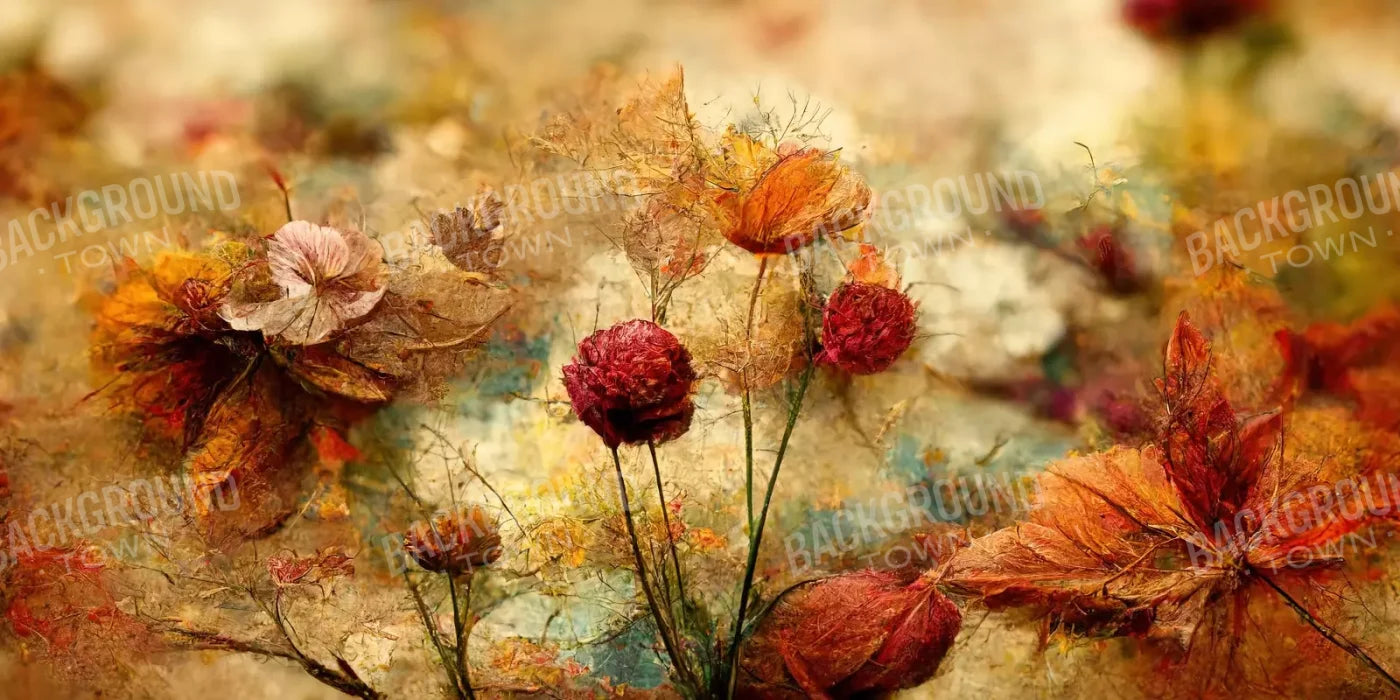 Autumn Bloom 20’X10’ Ultracloth (240 X 120 Inch) Backdrop