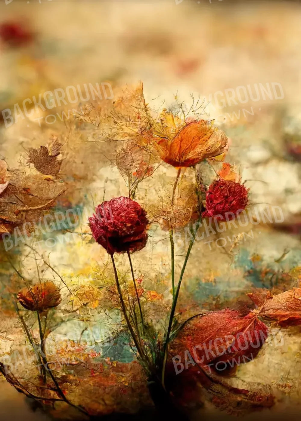 Autumn Bloom 5’X7’ Ultracloth (60 X 84 Inch) Backdrop