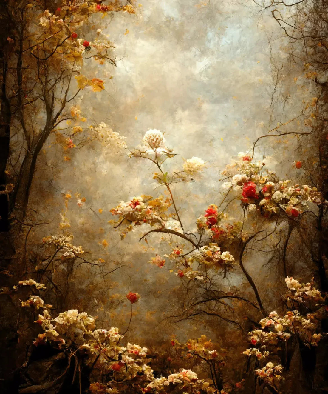 Beige Autumn Backdrop for Photography