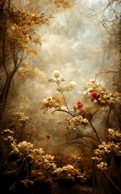 Autumn Blossom 9X14 Ultracloth ( 108 X 168 Inch ) Backdrop