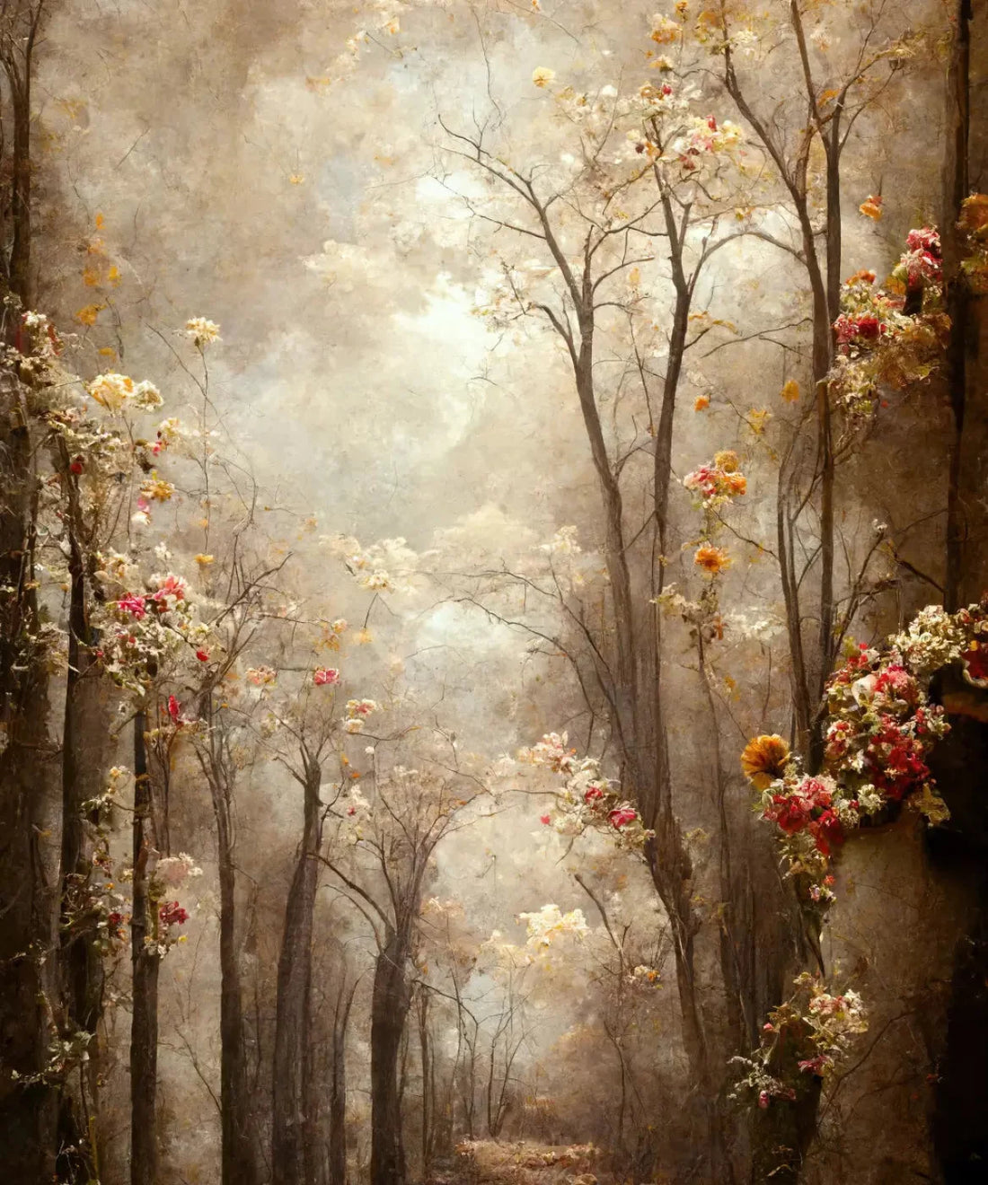 Beige Autumn Backdrop for Photography
