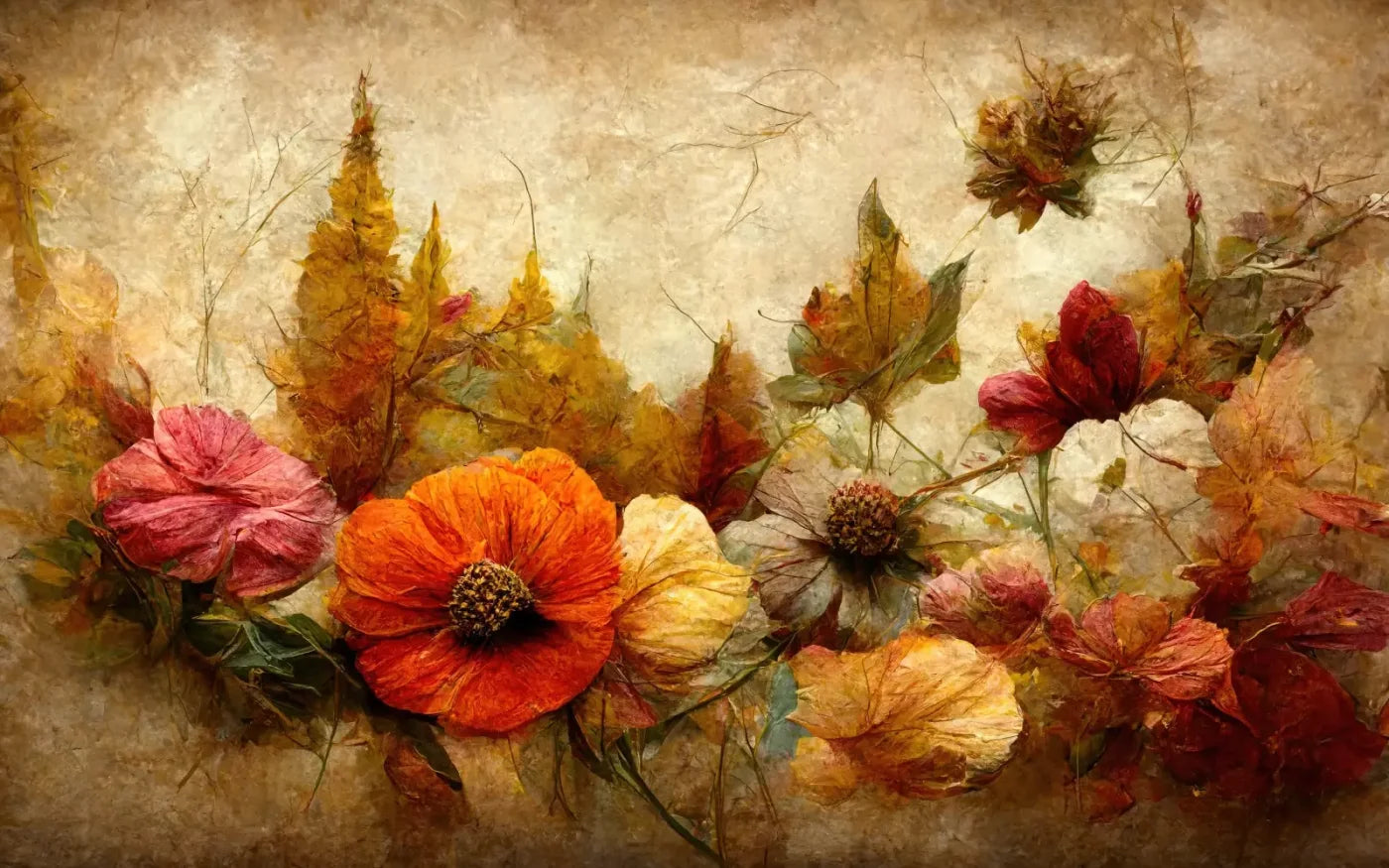 Autumn Bouquet 16’X10’ Ultracloth (192 X 120 Inch) Backdrop