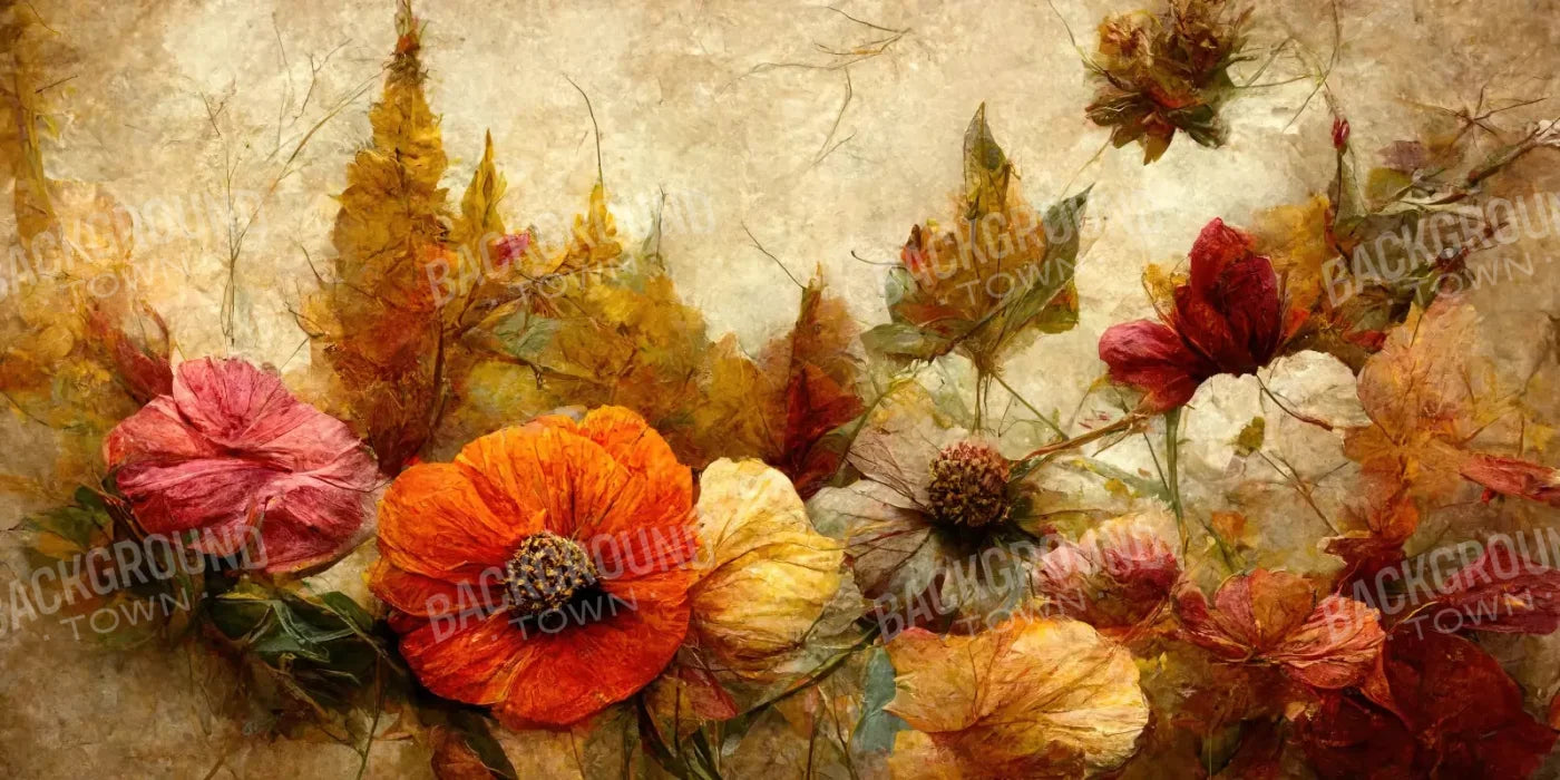 Autumn Bouquet 20’X10’ Ultracloth (240 X 120 Inch) Backdrop