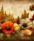Orange , Brown  Backdrop for Photography