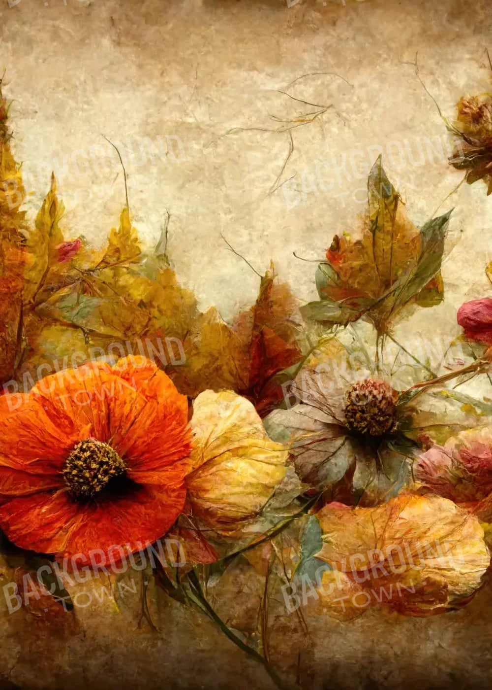 Autumn Bouquet 5’X7’ Ultracloth (60 X 84 Inch) Backdrop