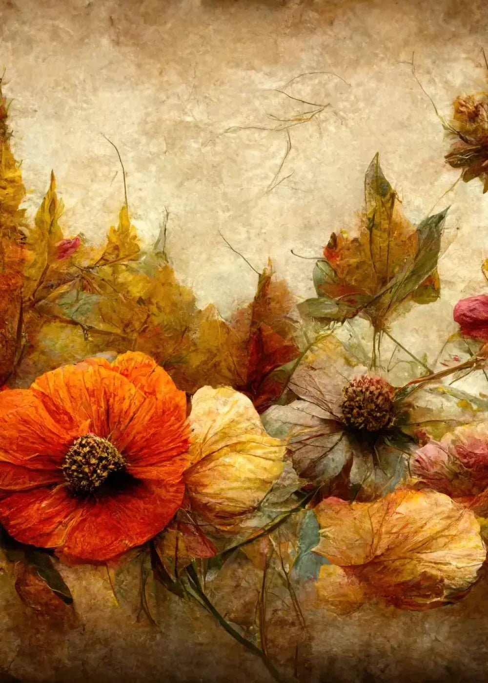Autumn Bouquet 5’X7’ Ultracloth (60 X 84 Inch) Backdrop