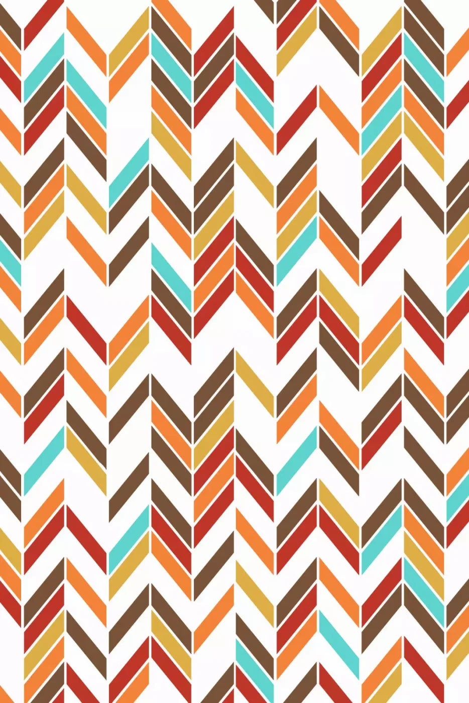 Autumn Chevron 5X76 For Lvl Up Backdrop System ( 60 X 90 Inch )