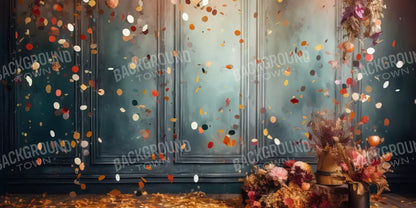 Autumn Confetti Wall 20’X10’ Ultracloth (240 X 120 Inch) Backdrop