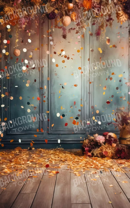Autumn Confetti Wall 5’X8’ Ultracloth (60 X 96 Inch) Backdrop
