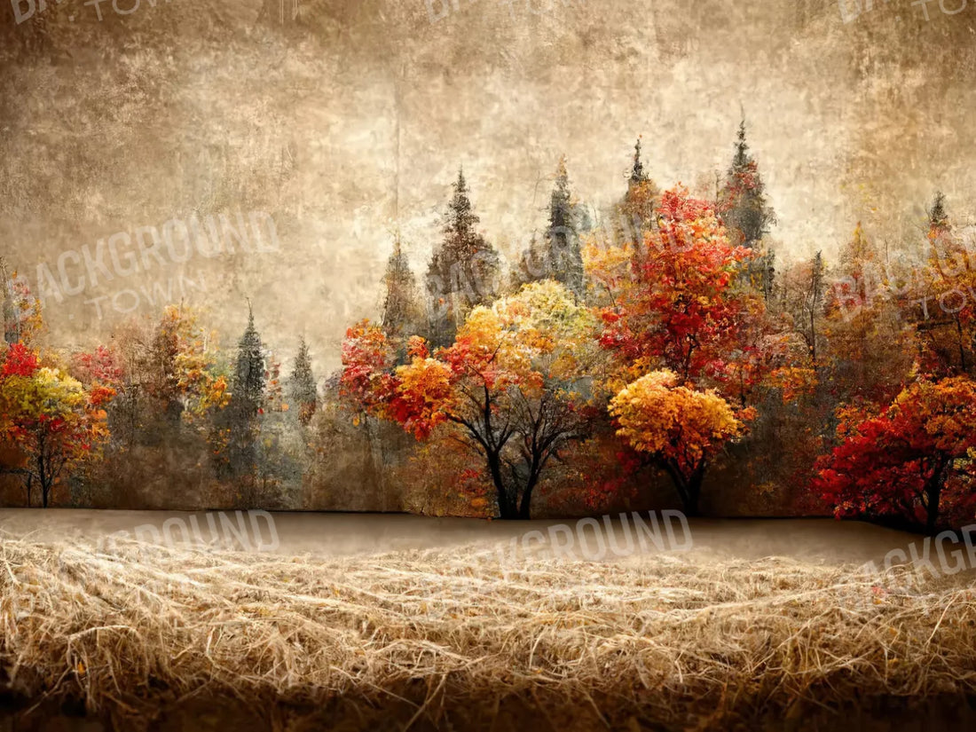 Autumn Days 68X5 Fleece ( 80 X 60 Inch ) Backdrop