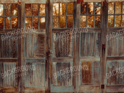 Autumn Doors 10X8 Fleece ( 120 X 96 Inch ) Backdrop