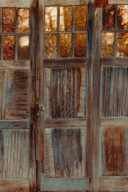 Autumn Doors 5X8 Ultracloth ( 60 X 96 Inch ) Backdrop