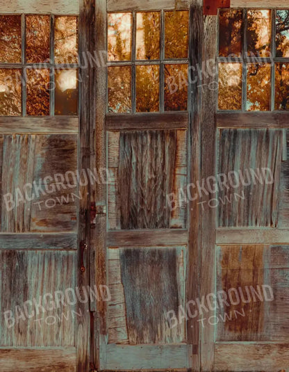 Autumn Doors 6X8 Fleece ( 72 X 96 Inch ) Backdrop