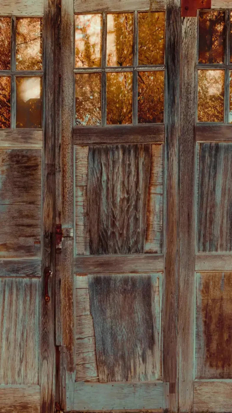 Autumn Doors 8X14 Ultracloth ( 96 X 168 Inch ) Backdrop