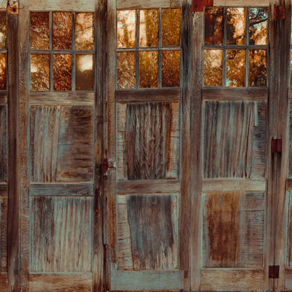 Autumn Doors 8X8 Fleece ( 96 X Inch ) Backdrop