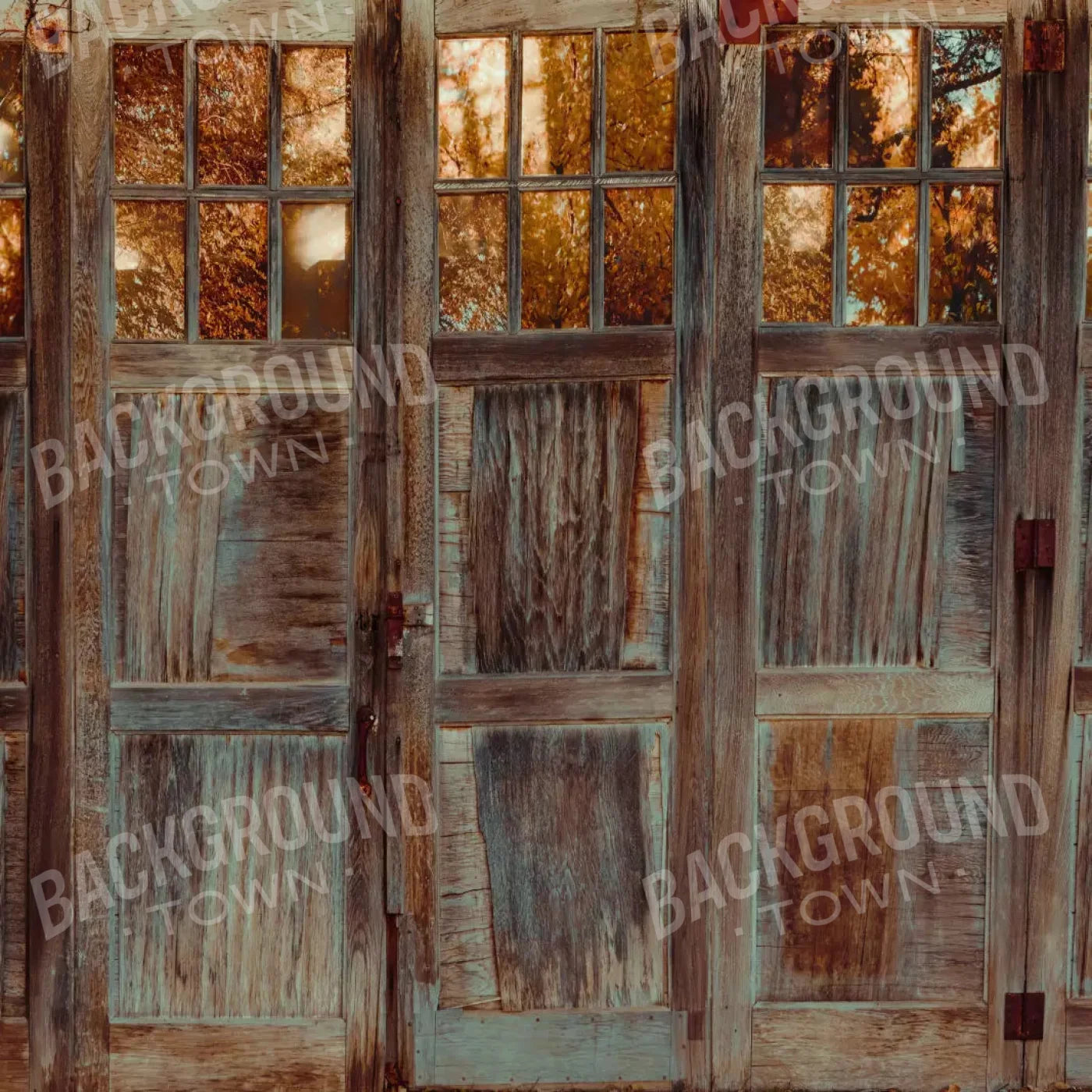 Autumn Doors 8X8 Fleece ( 96 X Inch ) Backdrop