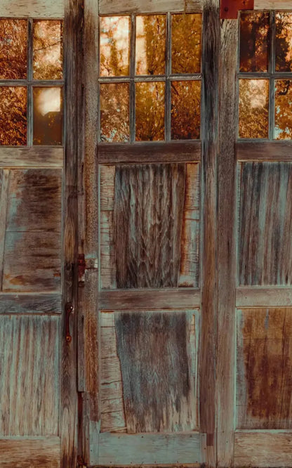 Autumn Doors 9X14 Ultracloth ( 108 X 168 Inch ) Backdrop