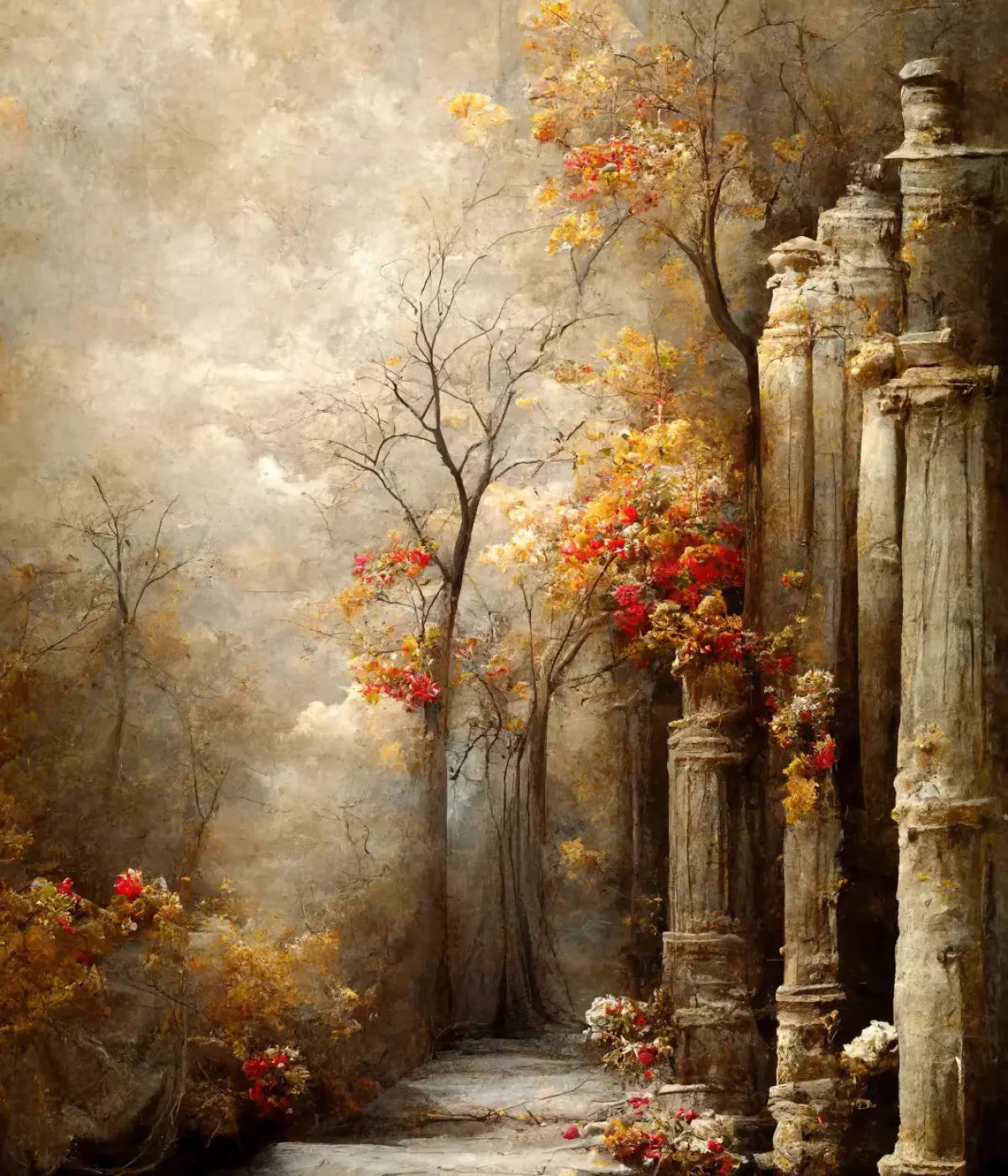 Autumn Dream 10X12 Ultracloth ( 120 X 144 Inch ) Backdrop