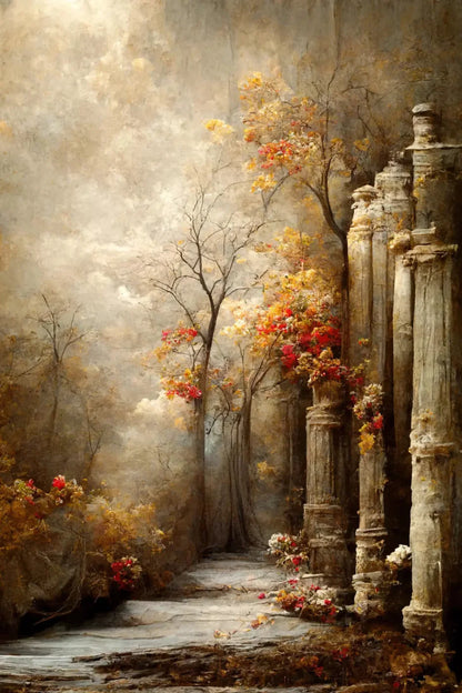 Autumn Dream 5X76 For Lvl Up Backdrop System ( 60 X 90 Inch )