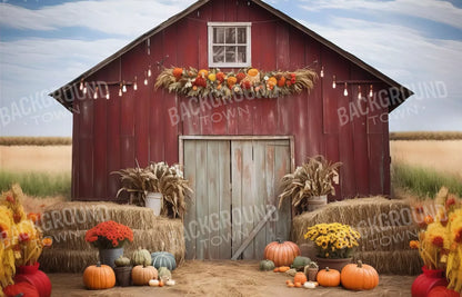 Autumn Hay Barn 14’X9’ Ultracloth (168 X 108 Inch) Backdrop