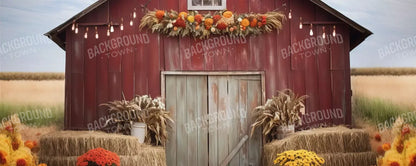 Autumn Hay Barn 20’X8’ Ultracloth (240 X 96 Inch) Backdrop