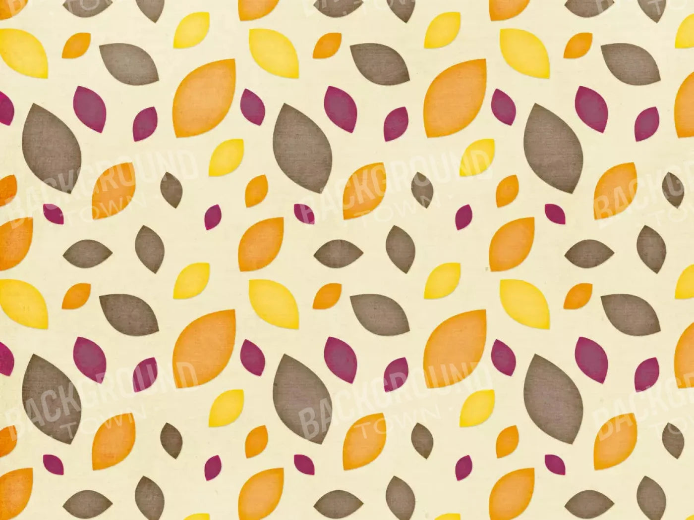Autumn Leaves 7X5 Ultracloth ( 84 X 60 Inch ) Backdrop