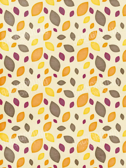 Autumn Leaves 8X10 Fleece ( 96 X 120 Inch ) Backdrop