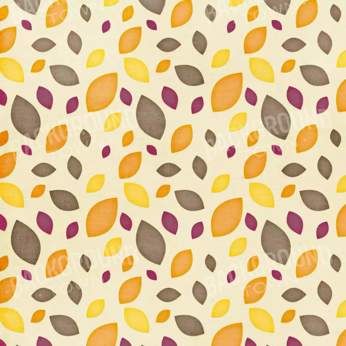 Autumn Leaves 8X8 Fleece ( 96 X Inch ) Backdrop