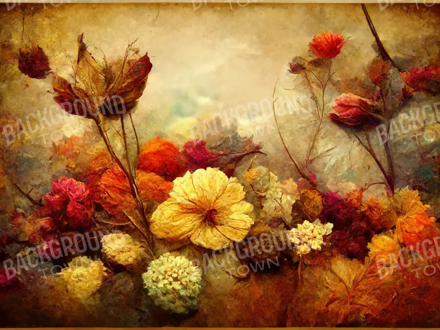 Autumn Love 10X8 Fleece ( 120 X 96 Inch ) Backdrop