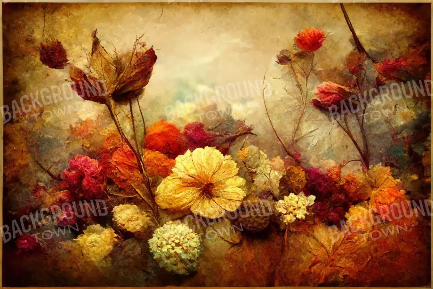 Autumn Love 8X5 Ultracloth ( 96 X 60 Inch ) Backdrop