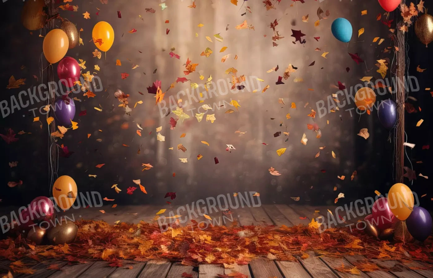 Autumn Party 14’X9’ Ultracloth (168 X 108 Inch) Backdrop