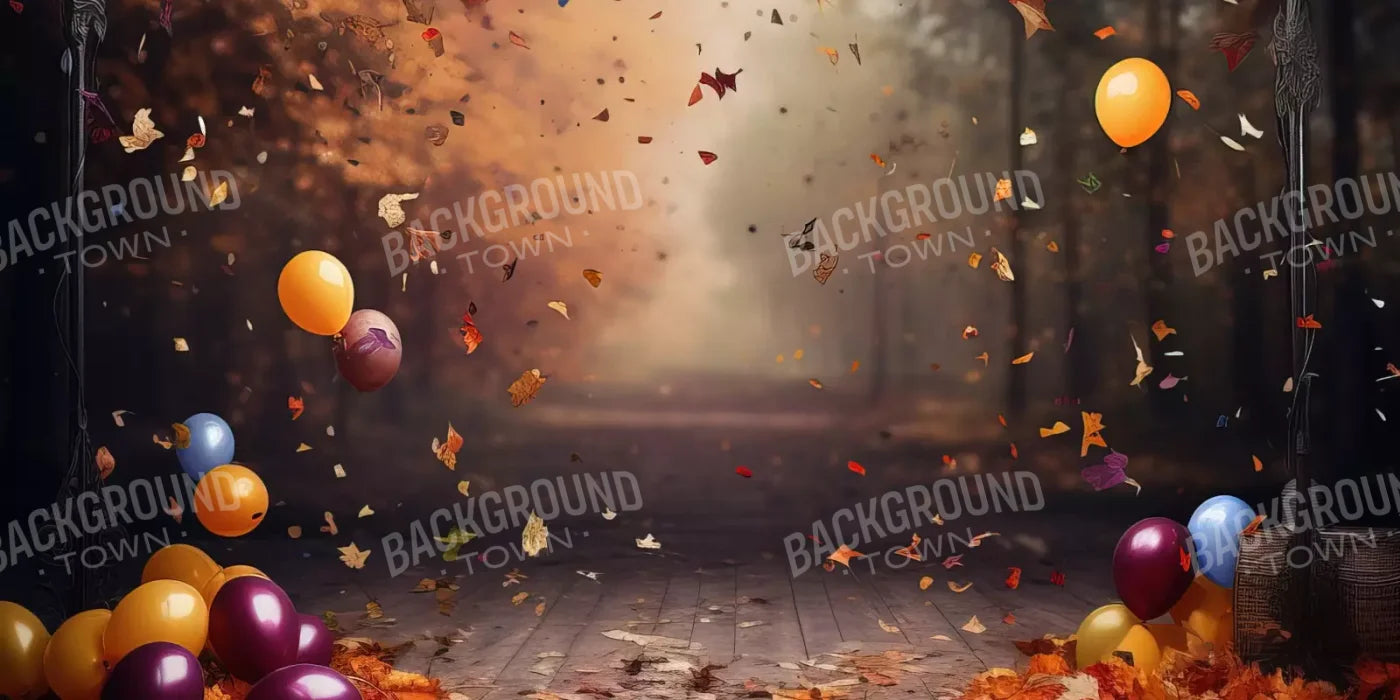 Autumn Party Ii 20’X10’ Ultracloth (240 X 120 Inch) Backdrop