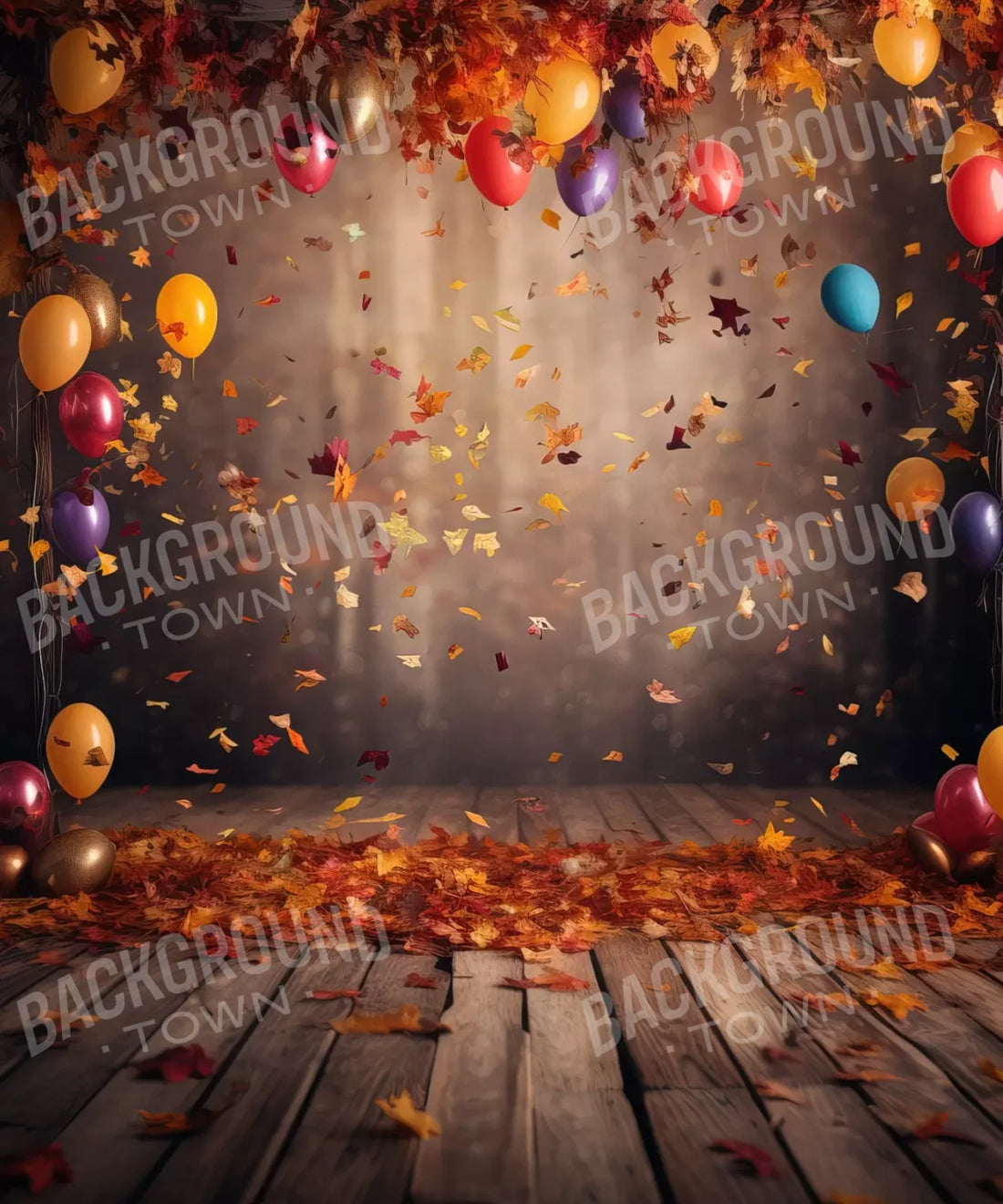 Orange , Brown Backdrop for Photography