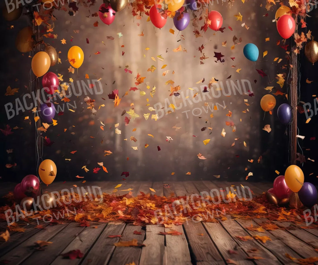 Autumn Party 5’X4’2 Fleece (60 X 50 Inch) Backdrop