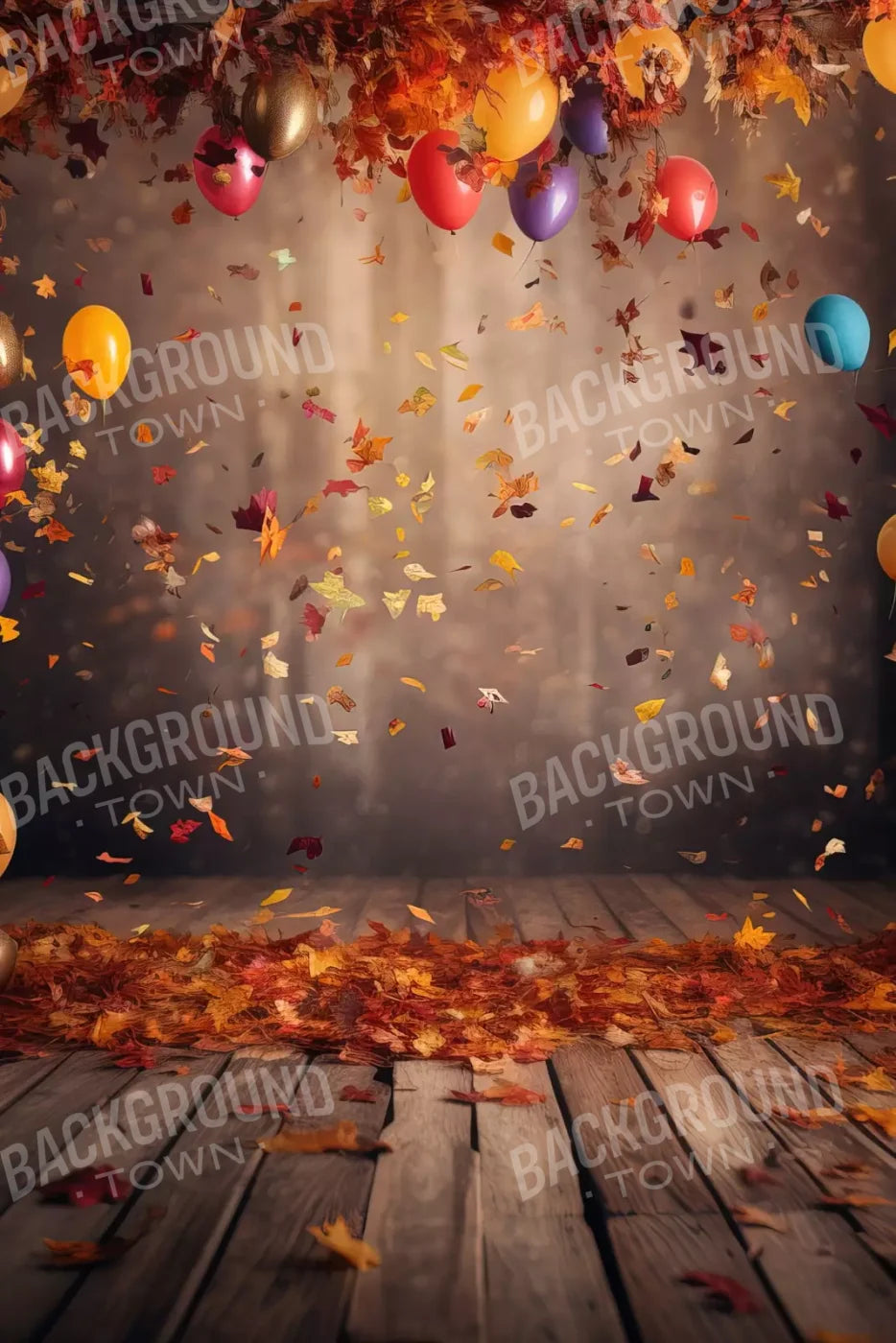 Autumn Party 8’X12’ Ultracloth (96 X 144 Inch) Backdrop
