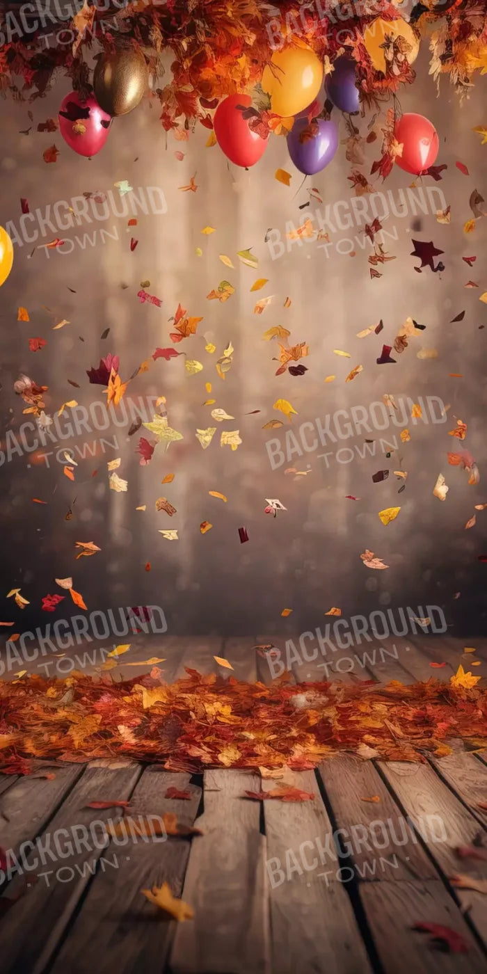 Autumn Party 8’X16’ Ultracloth (96 X 192 Inch) Backdrop
