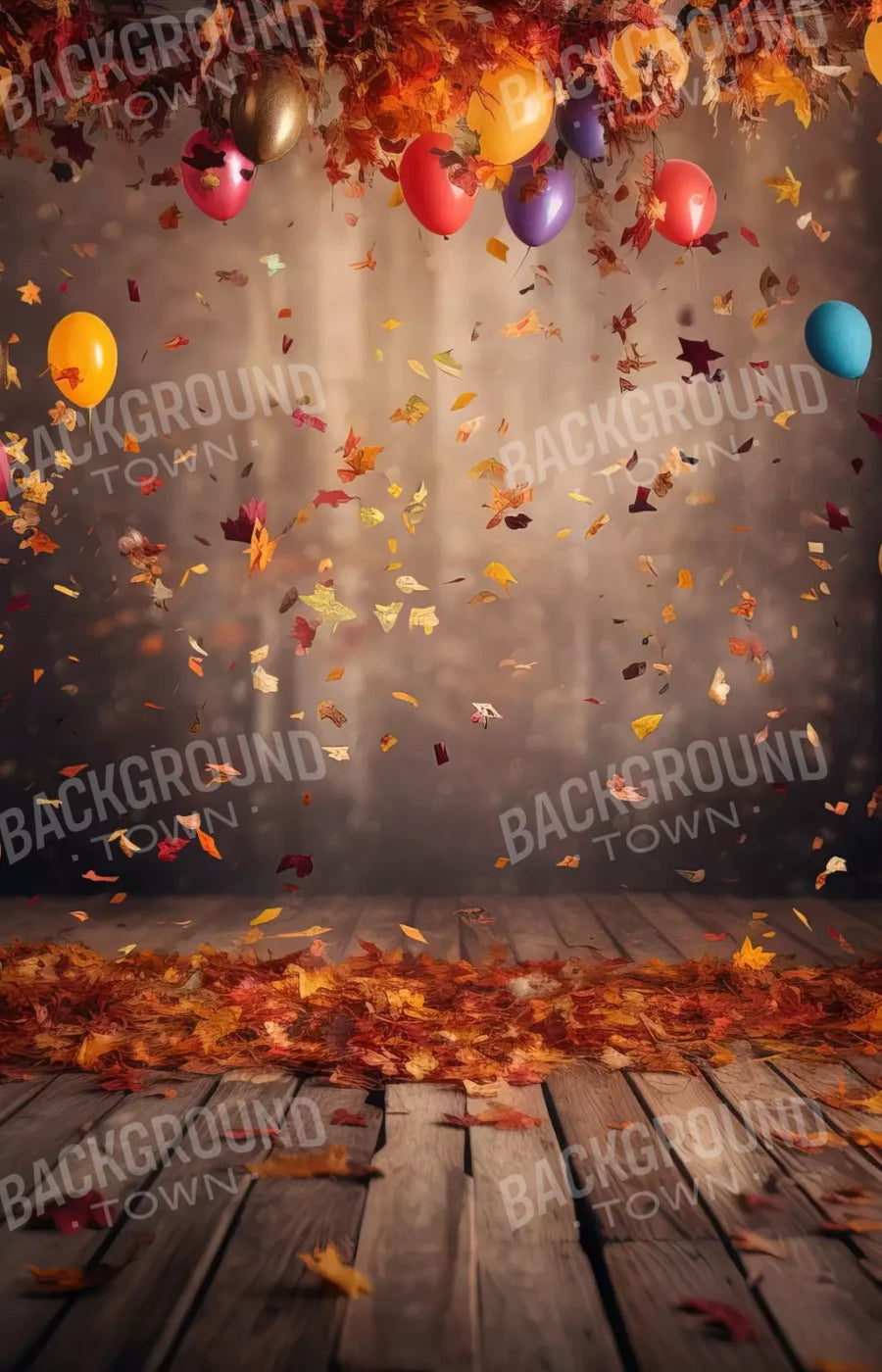 Autumn Party 9’X14’ Ultracloth (108 X 168 Inch) Backdrop
